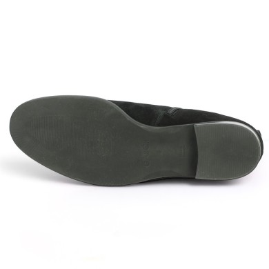 Angela - Gabor Black Suede Boots 8035.05.001 - Gabor Ankle Boots in Large Sizes - Shoesissime