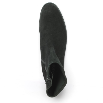 Angela - Gabor Black Suede Boots 8035.05.001 - Gabor Ankle Boots in Large Sizes - Shoesissime
