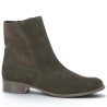 Angela - Gabor Brown Velvet Ankle Boots 8035.05.003 - Gabor Ankle Boots in Plus Sizes - Shoesissime