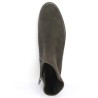Bottine velours marron plate Gabor 8, 8.5, 9, 9.5 femme Gabor 8035.05.003 Shoesissime, vue dessus
