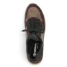 D3V01-30 Sneakers Remonte bordeaux légère femme grande pointure Shoesissime, vue dessus