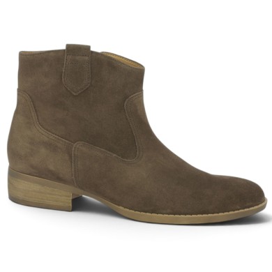 8038.02.001 Bottines santiag marron Gabor femme 8, 8.5, 9, 9.5 Shoesissime, vue profil