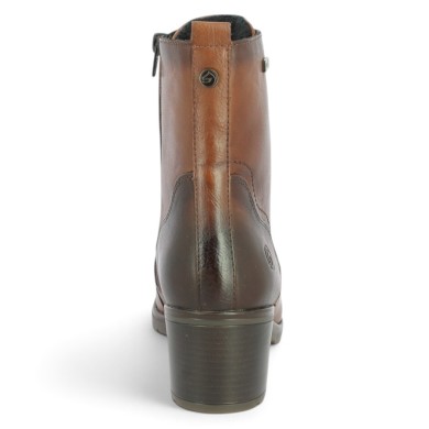 Bottines camel chaude fourrée laine Remonte 42, 43, 44, 45 femme Shoesissime, vue arrière