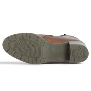 EMY - D2A80-24 Bottines cuir camel à lacets - Boots Remonte grande taille femme - Shoesissime