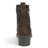 Candice - Boots petit talon cuir marron - Bottines à talon femme 42, 43, 44, 45 - Shoesissime