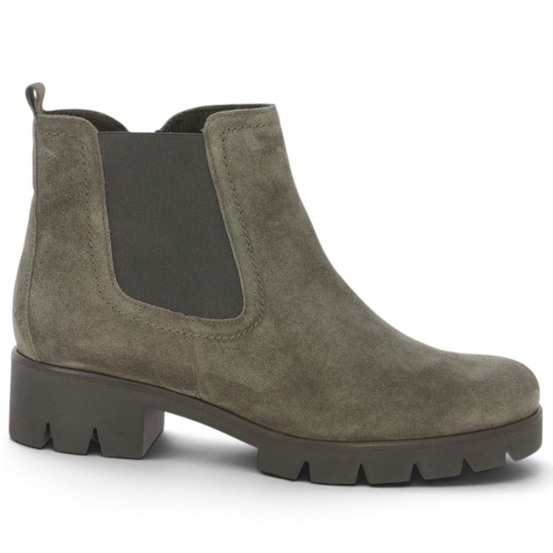 8018.01.002 Boots Gabor marron semelle crantée 8, 8.5, 9, 9.5 Shoesissime, vue profil