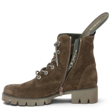 Bottine tendance marron Gabor semelle amovible Shoesissime, vue détails