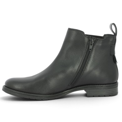 bottine femme chelsea plate noir grande taille Shoesissime, vue intérieure