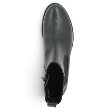 bottine plate noir femme 42, 43, 44 élastique chelsea Shoesissime, vue dessus