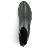 bottine plate noir femme 42, 43, 44 élastique chelsea Shoesissime, vue dessus