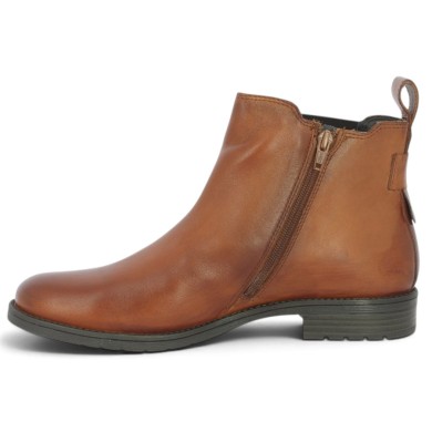 boots plate cuir camel élastique chelsea femme 42, 43, 44 Shoesissime, vue intérieure