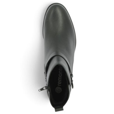 D3U72-00 Bottine noire bride cheville Remonte 42, 43, 44, 45 Shoesissime, vue dessus