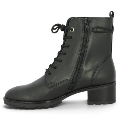 Nala - Black lace-up ankle boots with heels 8011.01.001 - Gabor boots in large sizes - Shoesissime