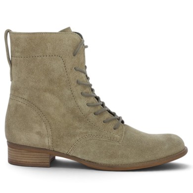 Bottine femme plate beige à lacets Gabor 8, 8.5, 9, 9.5, 8035.01.002, vue coté