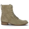 Bottine femme plate beige à lacets Gabor 8, 8.5, 9, 9.5, 8035.01.002, vue coté