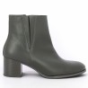 8059.02.004 Bottine cuir à talon marron foncé Gabor 42, 42,5, 43, 44 Shoesissime, vue coté