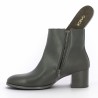 Bottine à talon grande taille semelle amovible femme 6.5 cm cuir marron Shoesissime, vue détails