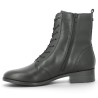 Bottine noire femme et lacets fermeture éclair Remonte femme grande pointure Shoesissime, vue intérieure