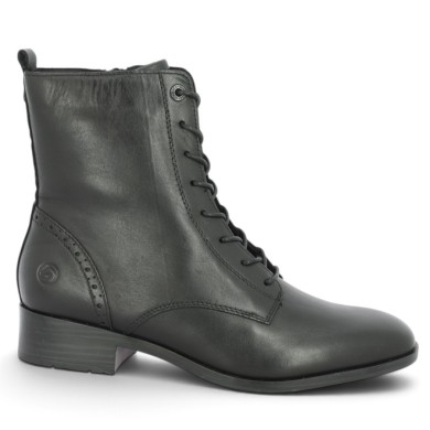 D3U71-00 Bottine noire à lacets Remonte 42, 43, 44 45 Shoesissime, vue profil