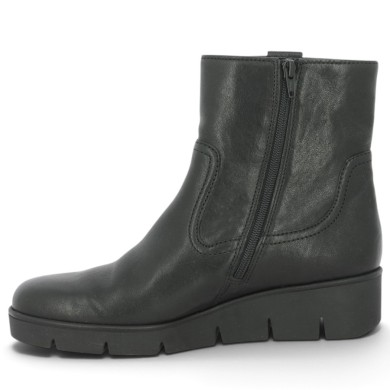 Boots Gabor grande taille cuir noir talon compensé 8005.01.001 Shoesissime, vue intérieure