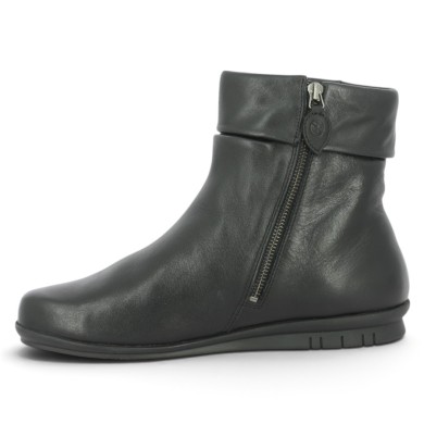 Bottine noir grande taille Josef Seibel femme Shoesissime, vue intérieure