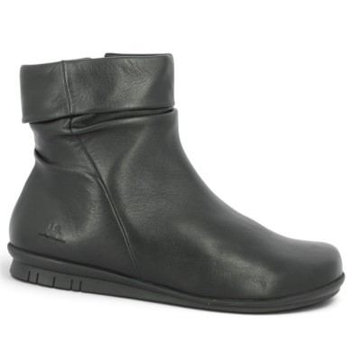 Violet 02 Black bottine noir Josef Seibel femme 42, 43, 44, 45 Shoesissime, vue profil