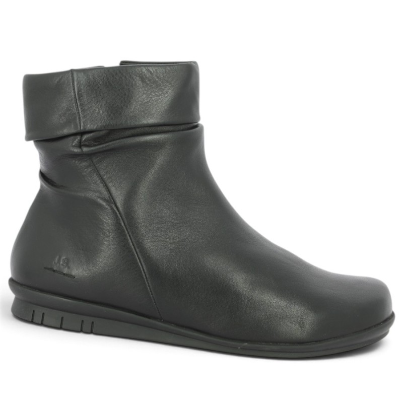 Violet 02 Black bottine noir Josef Seibel femme 42, 43, 44, 45 Shoesissime, vue profil