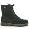 D8489-02 Bottine à lacets chaude Remonte nubuck noir grande taille Shoesissime, vue coté