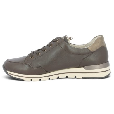 Baskets marron femme 42, 43, 44, 45 semelle amovible Shoesissime, vue intérieure