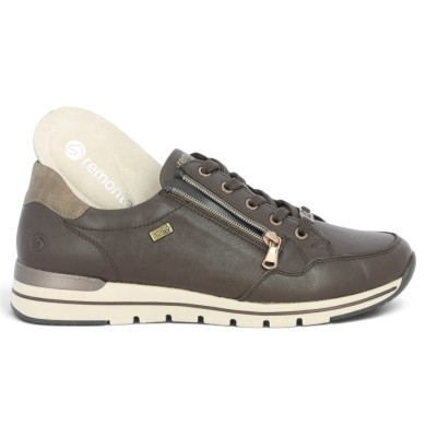 Sneakers marron femme 42, 43, 44, 45 semelle amovible Shoesissime, vue détails