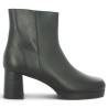 Augusta - Black Platform Ankle Boots in Large Sizes - Women's Large-Size Ankle Boots - Shoesissime