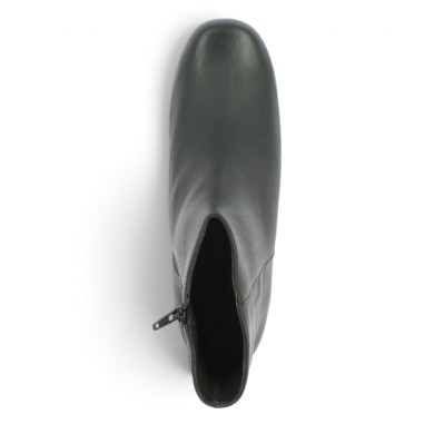 Augusta - Black Platform Ankle Boots in Large Sizes - Women's Large-Size Ankle Boots - Shoesissime
