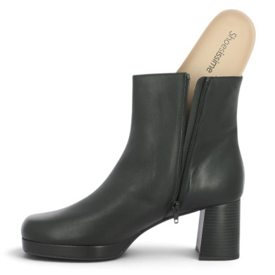 Augusta - Black Platform Ankle Boots in Large Sizes - Women's Large-Size Ankle Boots - Shoesissime