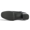 Augusta - Platform ankle boot with black heel - Plus Size Boots - Shoesissime