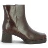 Augusta - Camel-brown platform bootie - Boots - Shoesissime