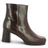 Augusta - Brown leather platform boots - Platform boots 42, 43, 44, 45 - Shoesissime