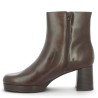 Augusta - Brown leather platform boots - Platform boots 42, 43, 44, 45 - Shoesissime
