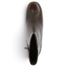 Augusta - Brown leather platform boots - Platform boots 42, 43, 44, 45 - Shoesissime