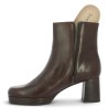 Augusta - Brown leather platform boots - Platform boots 42, 43, 44, 45 - Shoesissime