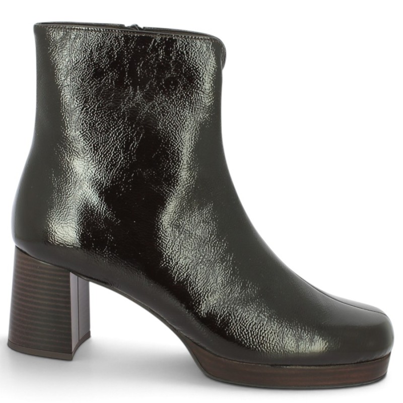 AUGUSTINE Vernis Marron Haut Talon
