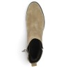 Boots beige petit talon 42, 43, 44 femme Shoesissime, vue dessus