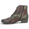 Bottines Remonte grande taille rouge bordeaux à lacets 42, 43, 44, 45 Shoesissime, vue intérieure