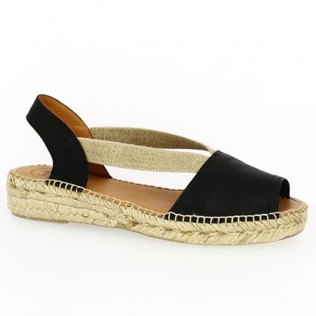 ETNA Noir - Espadrilles de Toni Pons en grande taille : 41, 42, 43, 44, 45 - Chaussures Femme Paris ETNA Noir - Espadrilles de Toni Pons en grande taille : 41, 42, 43, 44, 45 - Chaussures Femme Paris