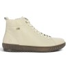 D0782-62 Sneakers montante Ecru Remonte grande taille femme Shoesissime, vue coté