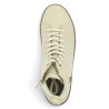 Baskets montante Ecru femme grande pointure Remonte  Shoesissime, vue dessus