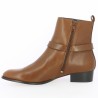bottine chic grande pointure cuir marron petit talon Shoesissime, vue intérieure