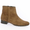 bottines plate gabor velours marron 8, 8.5, 9, 9.55 Shoesissime, vue profil