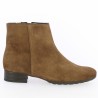 bottines plate gabor velours marron 42, 42.5, 43, 44 Shoesissime, vue coté