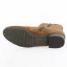 bottine élégante Gabor bout rond velours marron grande taille femme Shoesissime, vue arrière