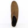 Danae - Small brown velvet heel boot - Gabor large size boots - Shoesissime